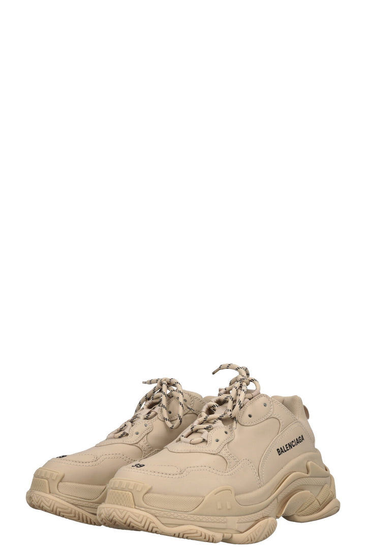 BALENCIAGA Triple S Sneaker Beige