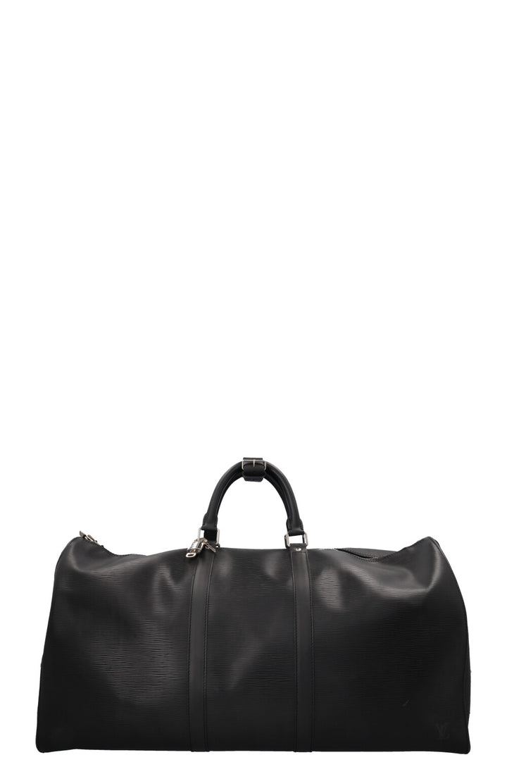 LOUIS VUITTON Keepall 55 Epi Black