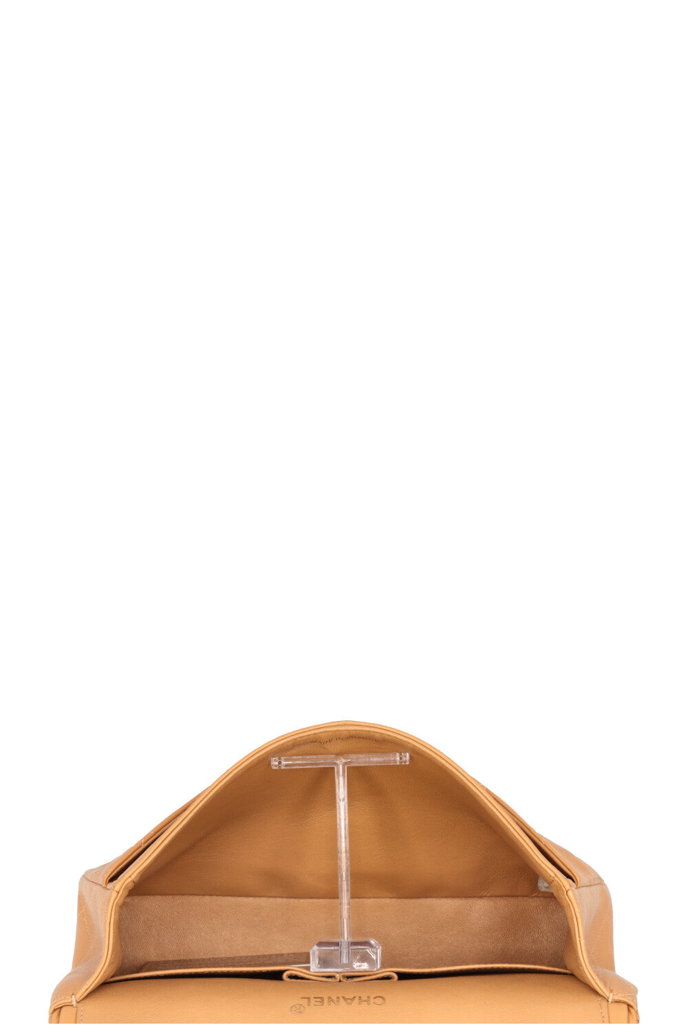 CHANEL Vintage Medium Double Flap Beige