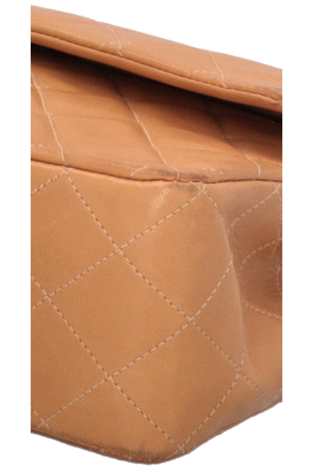 CHANEL Vintage Medium Double Flap Beige