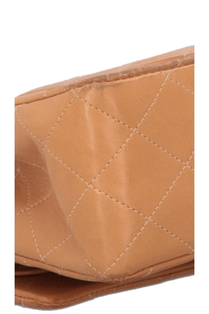 CHANEL Vintage Medium Double Flap Beige