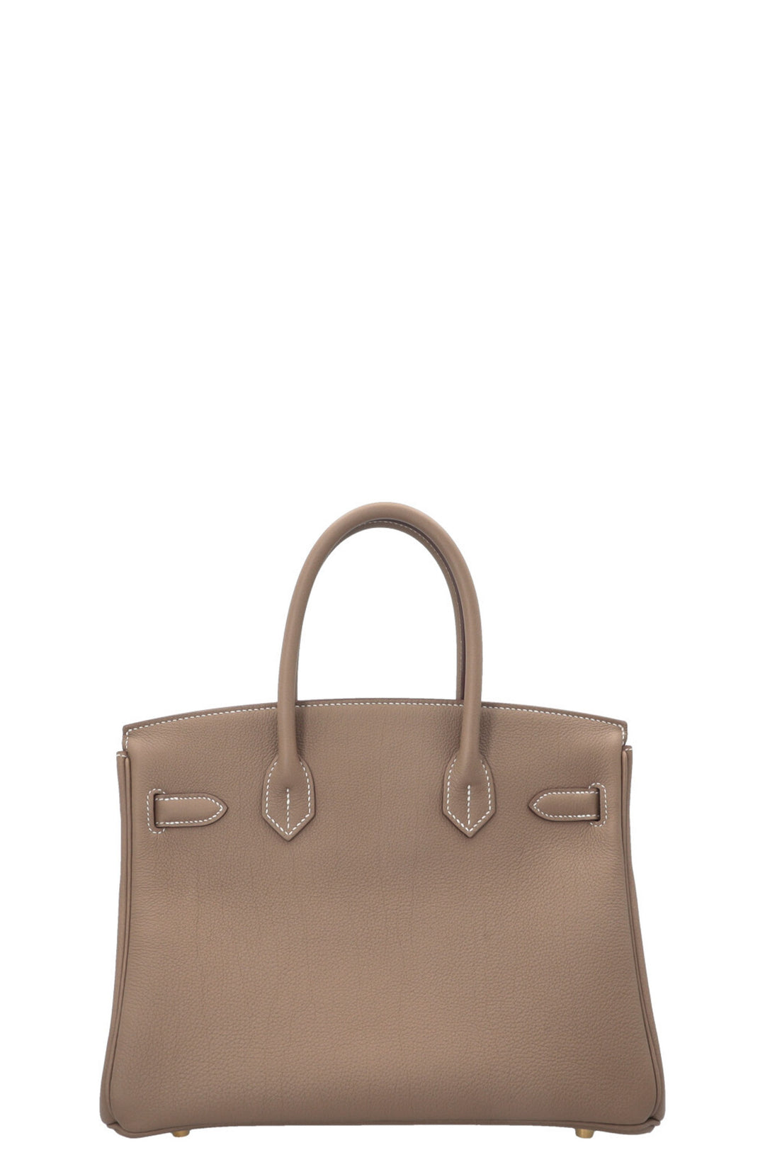 HERMÈS Birkin 30 Retourne Permabrass Togo Etoupe