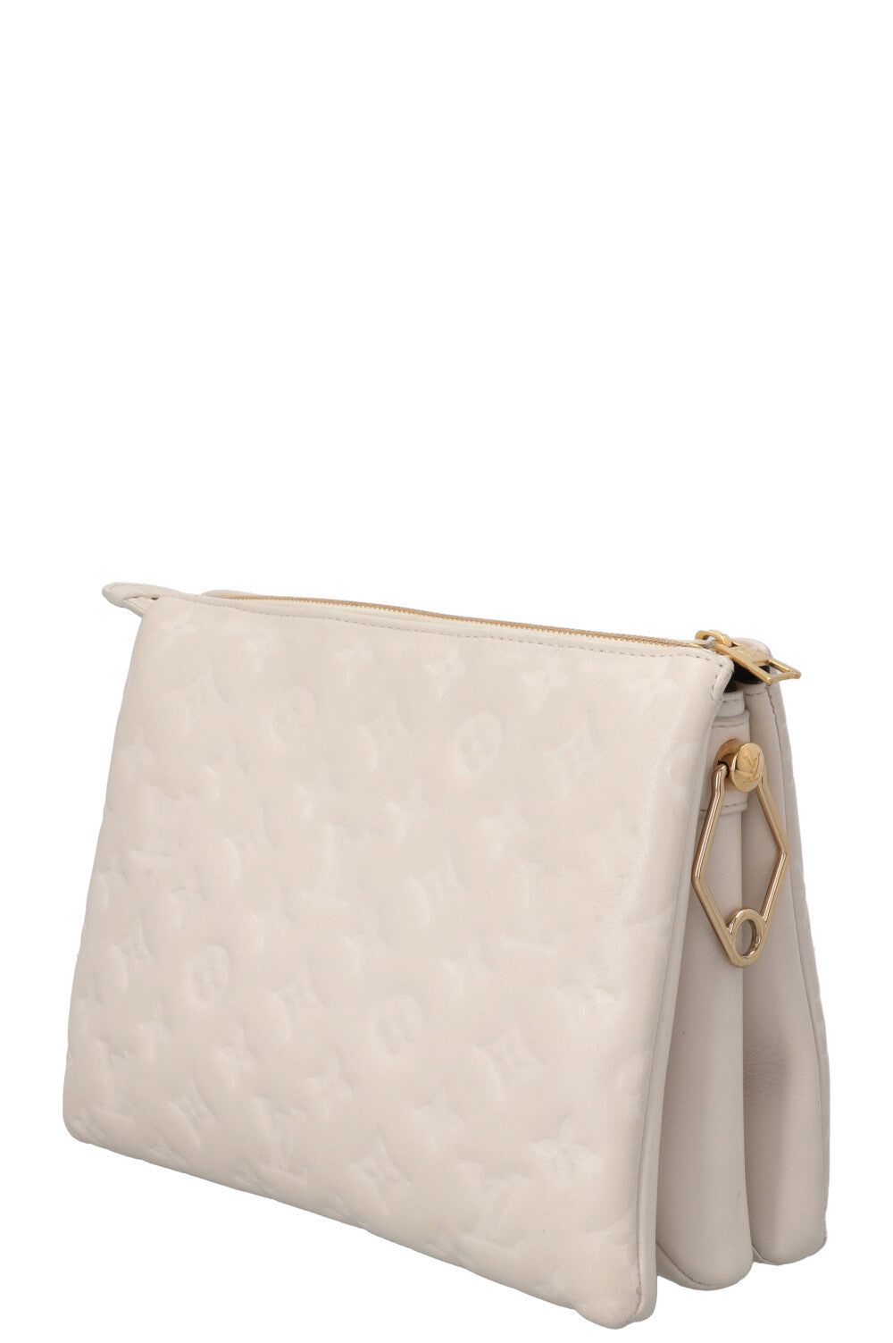 LOUIS VUITTON Coussin PM Crossbody Bag Leather Ivory