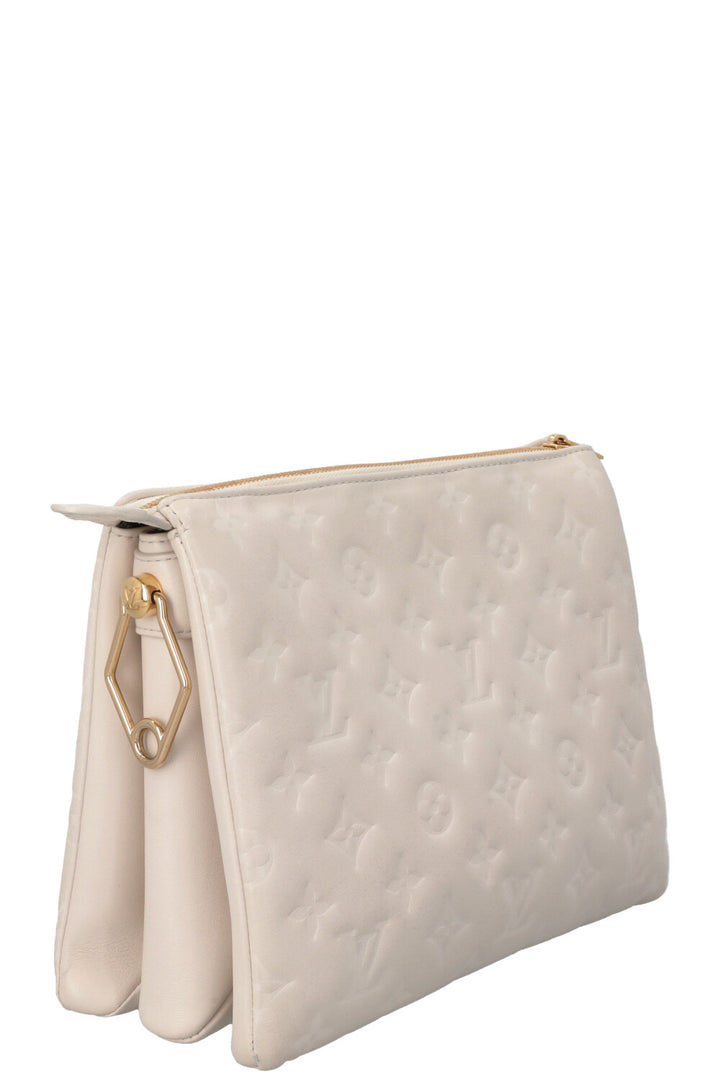 LOUIS VUITTON Coussin PM Crossbody Bag Leather Ivory