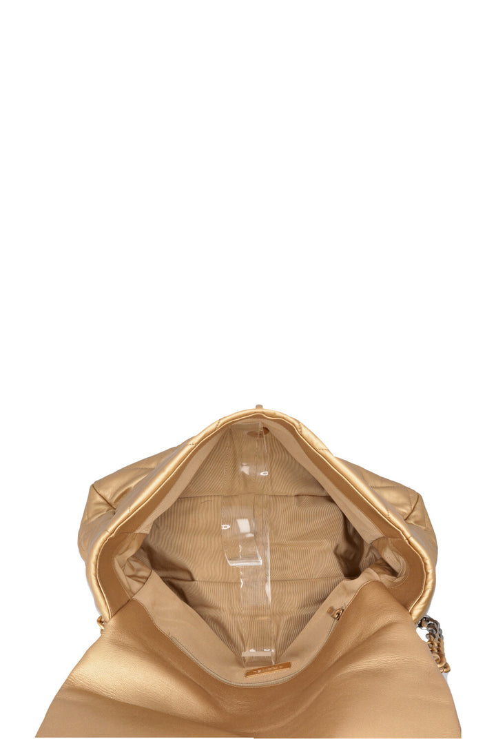 CHANEL 19 Bag Maxi Gold