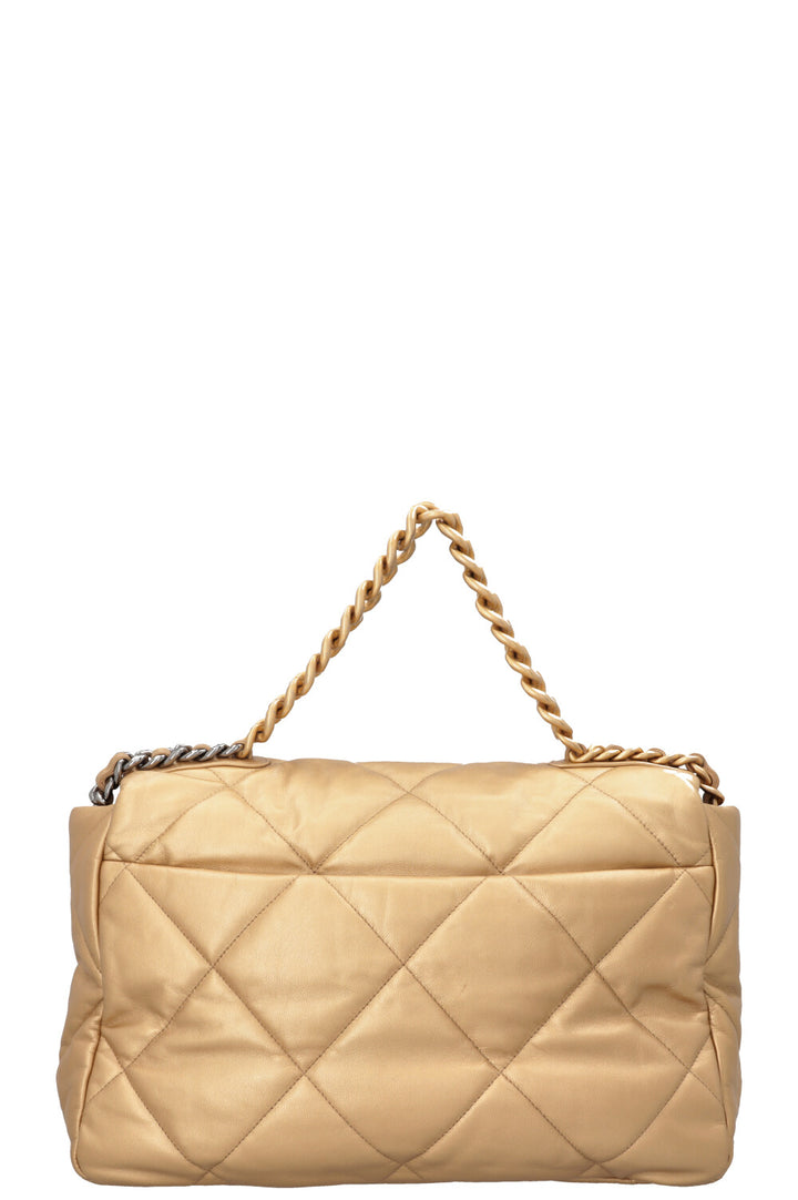 CHANEL 19 Bag Maxi Gold
