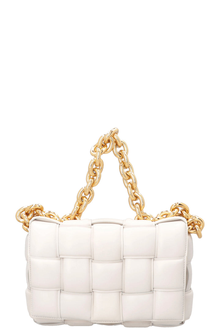 BOTTEGA VENETA Chain Cassette Bag Chalk