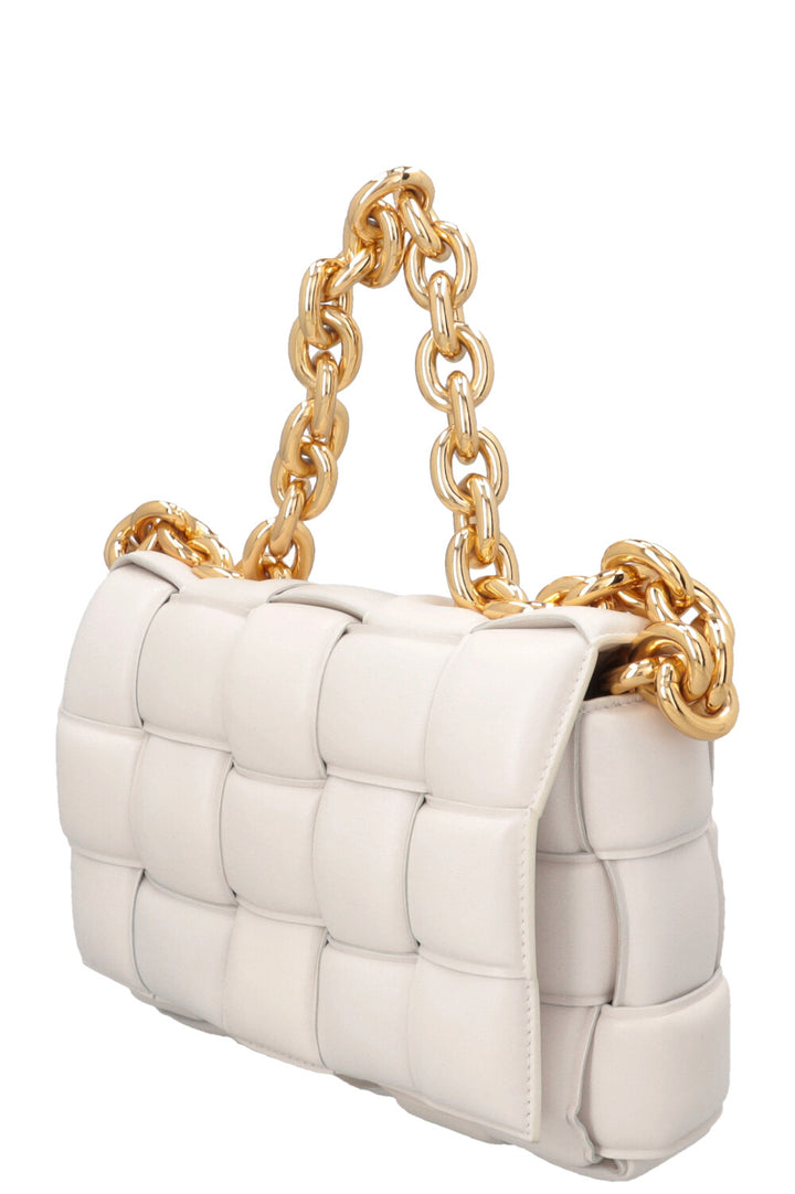 BOTTEGA VENETA Chain Cassette Bag Chalk