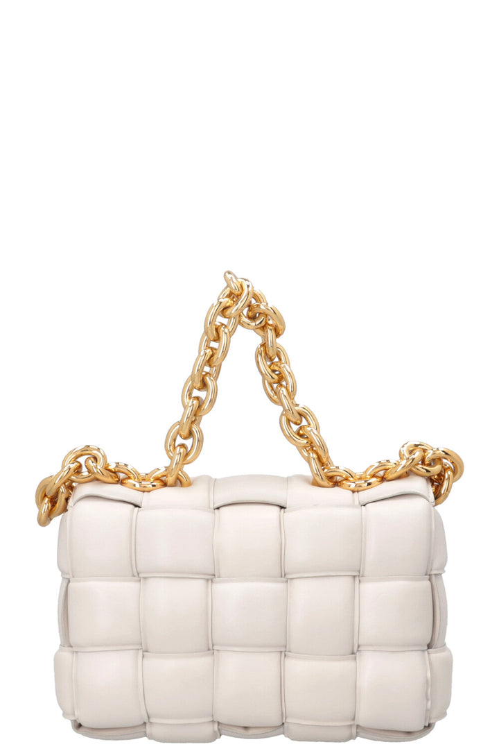 BOTTEGA VENETA Chain Cassette Bag Chalk