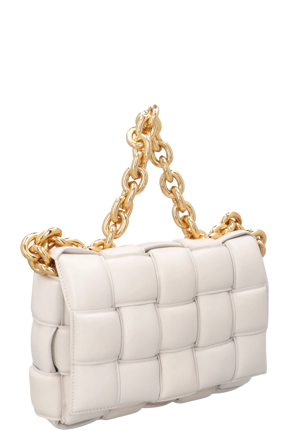 BOTTEGA VENETA Chain Cassette Bag Chalk