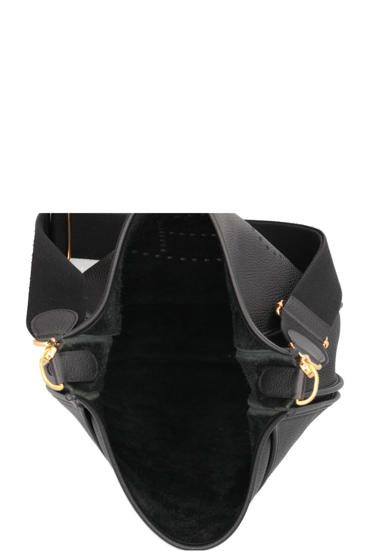 HERMÈS Evelyne III PM Clemence Noir
