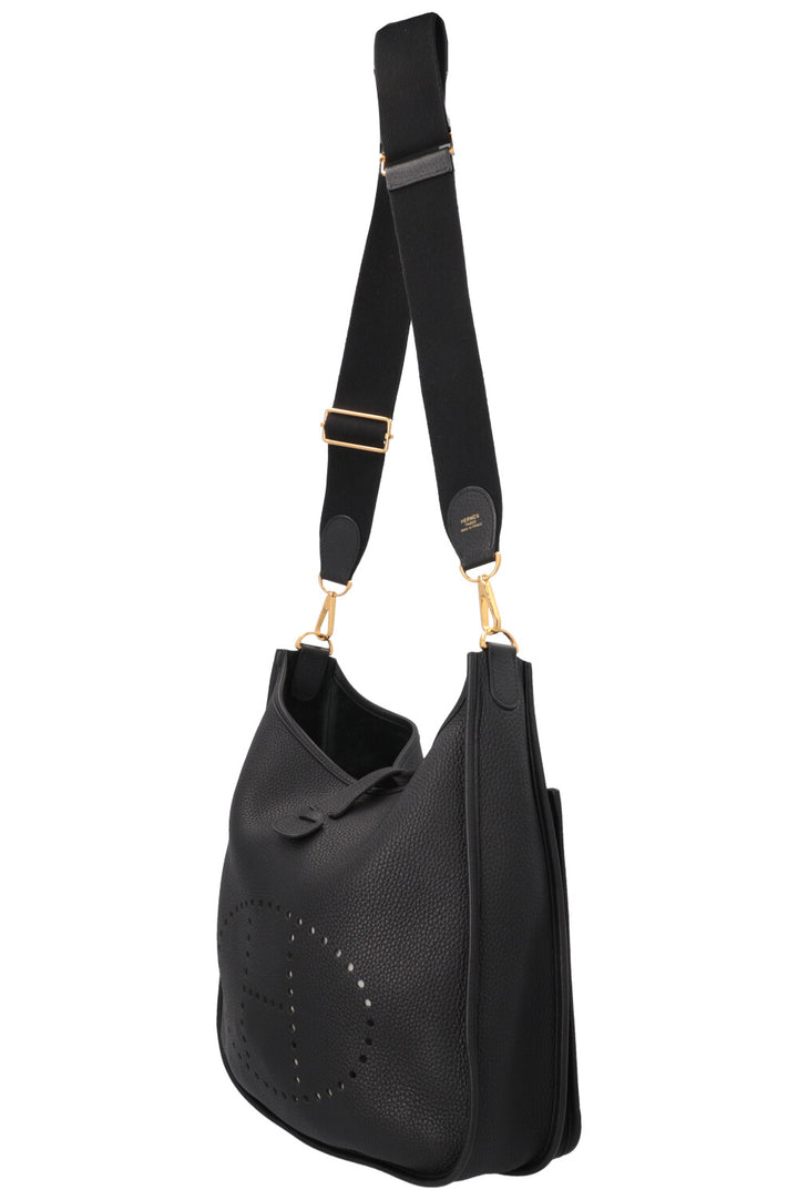 HERMÈS Evelyne III PM Clemence Noir