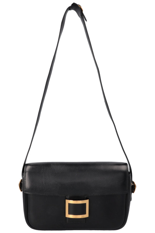 HERMÈS Vintage Martine Shoulder Bag Box Black