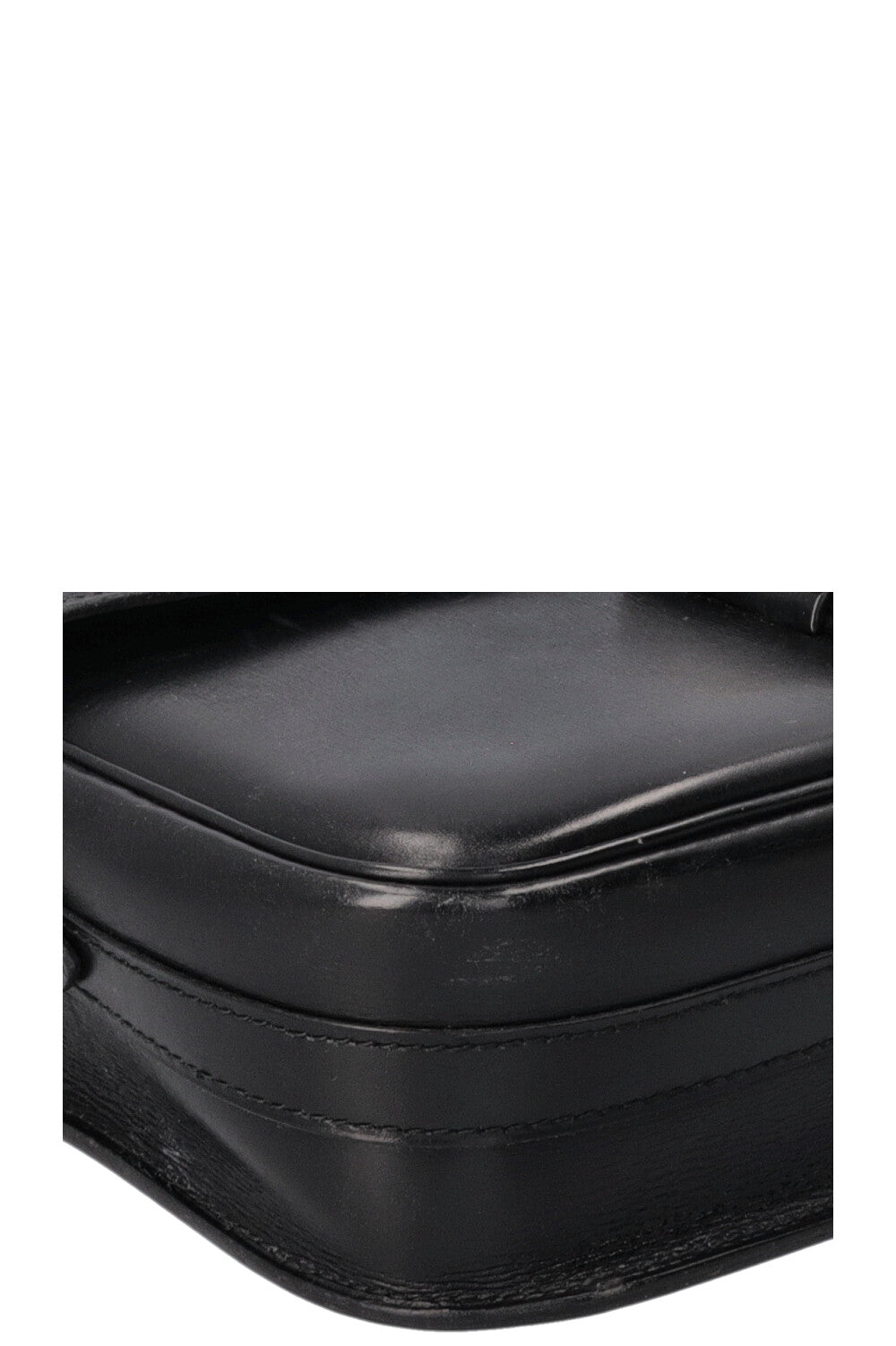 HERMÈS Vintage Martine Shoulder Bag Box Black