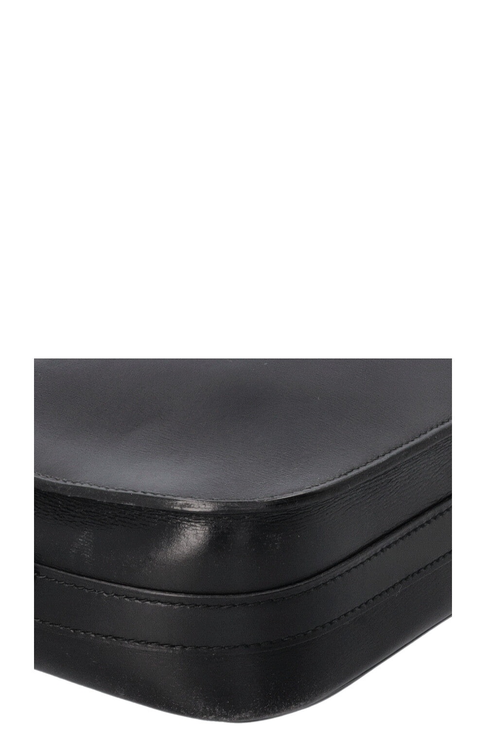 HERMÈS Vintage Martine Shoulder Bag Box Black