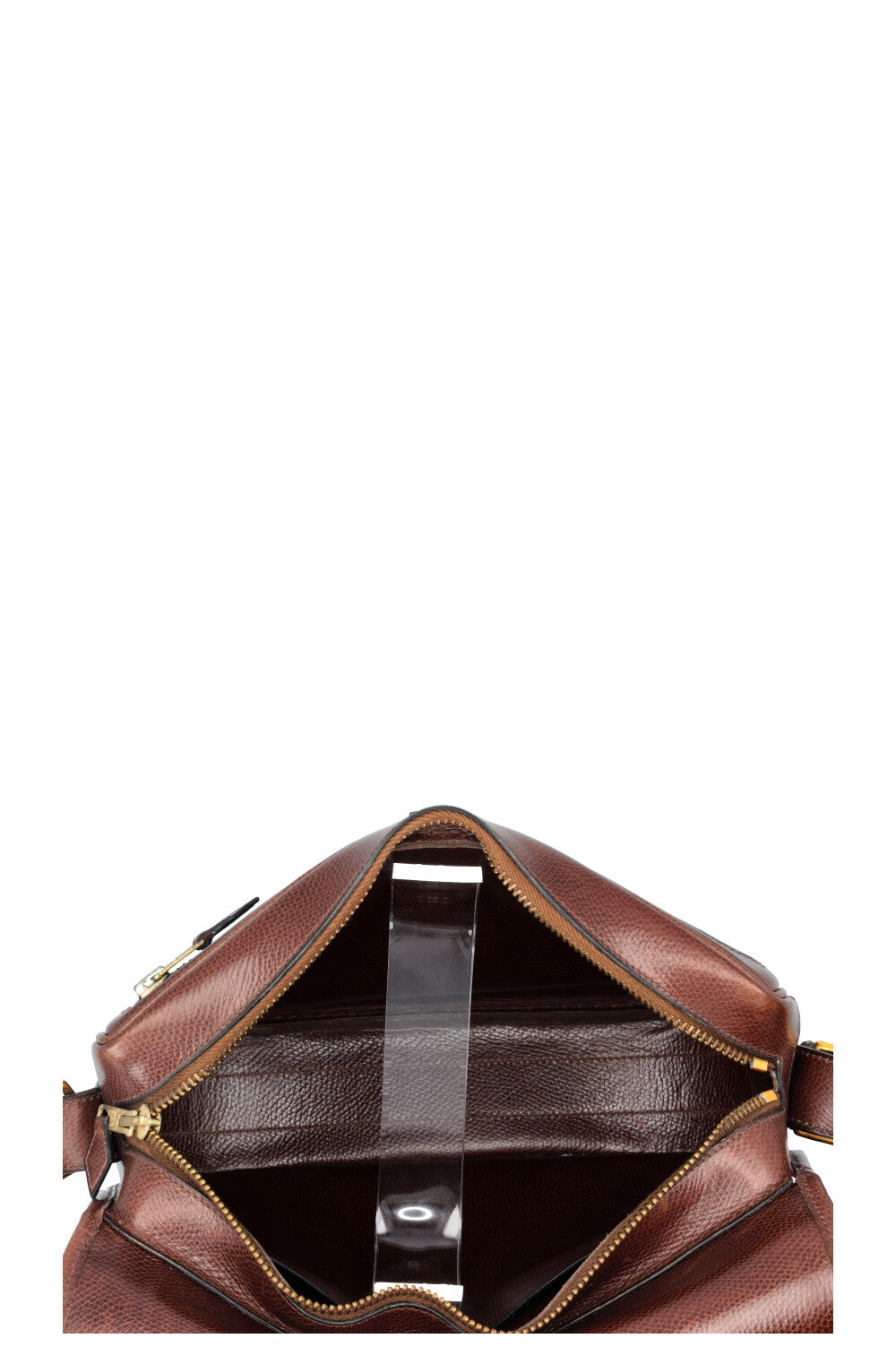 HERMÈS Balle De Golf Crossbody Bag Epsom Brown