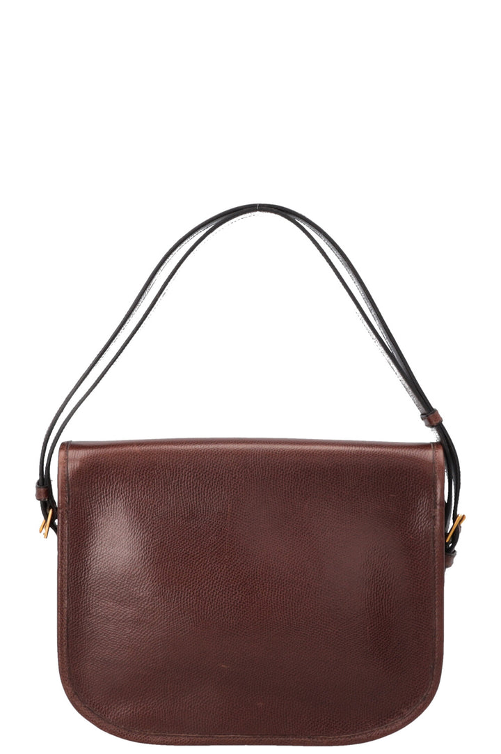 HERMÈS Balle De Golf Crossbody Bag Epsom Brown