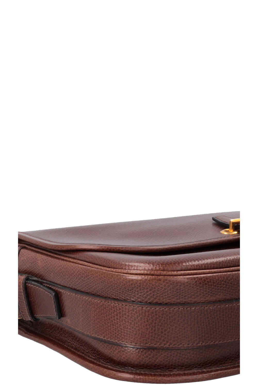 HERMÈS Balle De Golf Crossbody Bag Epsom Brown