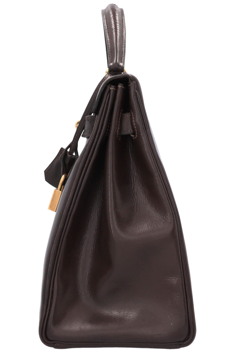 HERMÈS Kelly 32 Box Brown