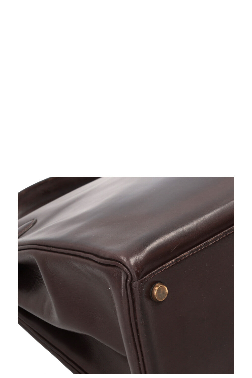 HERMÈS Kelly 32 Box Brown