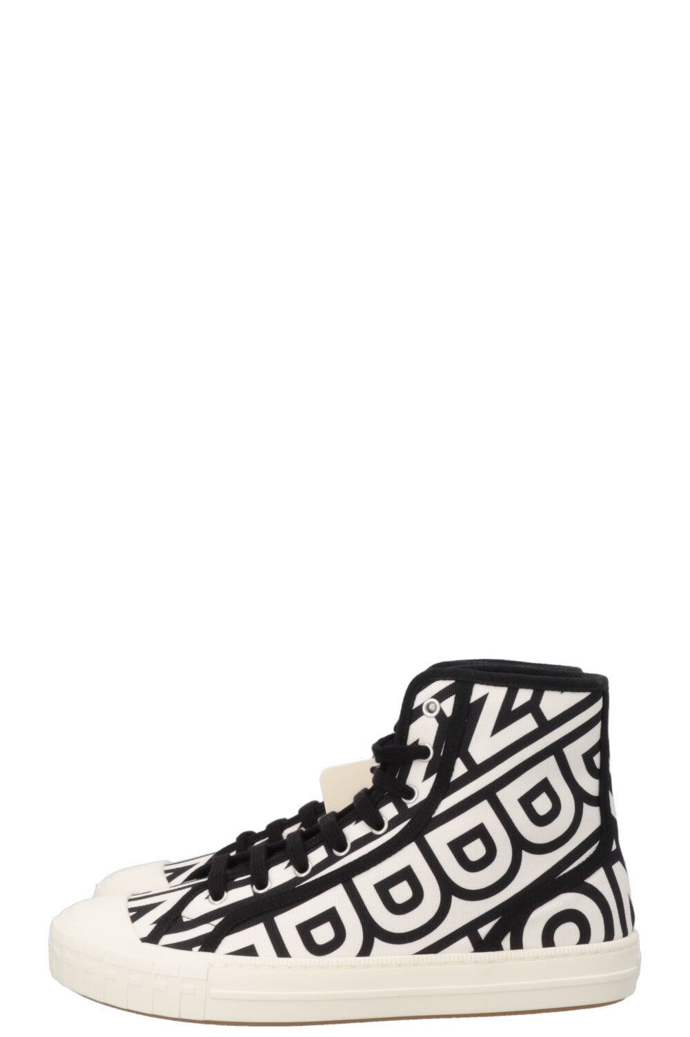 FENDI Sneak In High Top Sneaker White Black