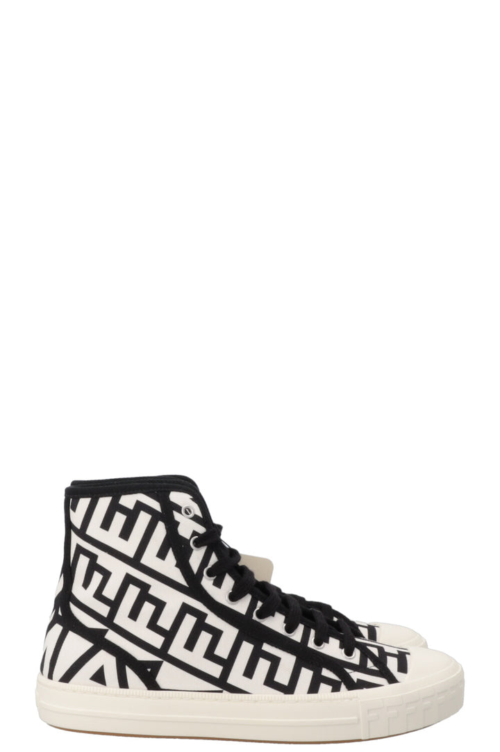 FENDI Sneak In High Top Sneaker White Black
