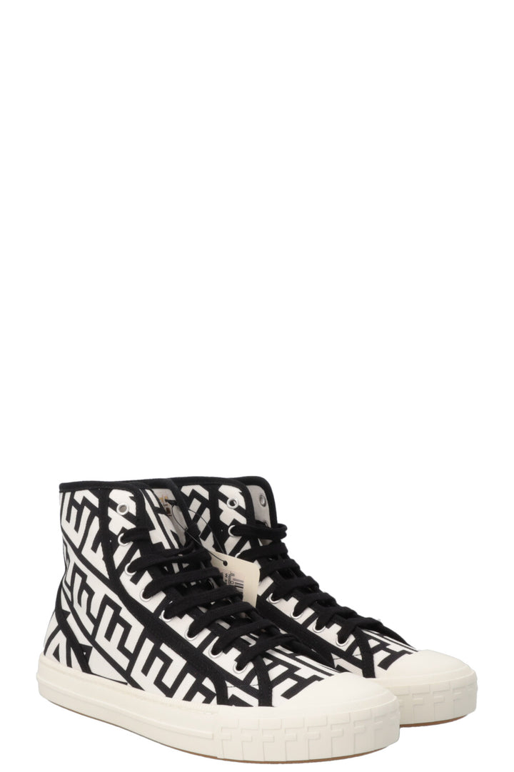 FENDI Sneak In High Top Sneaker White Black