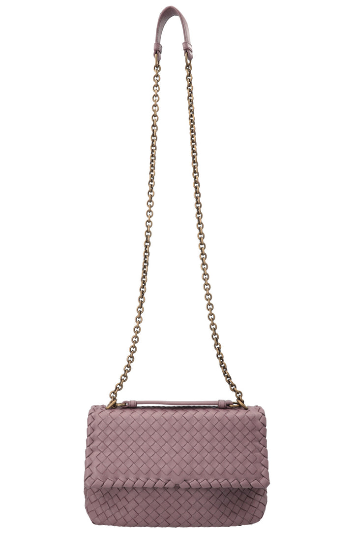 BOTTEGA VENETA Olimpia Bag Intrecciato Purple