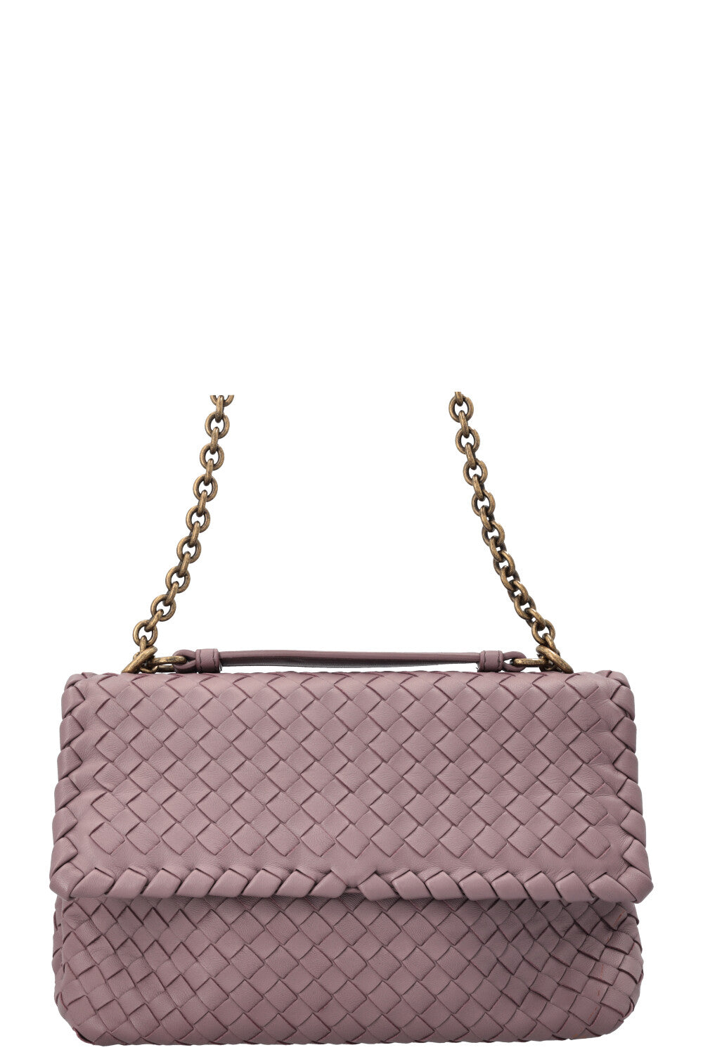 BOTTEGA VENETA Olimpia Bag Intrecciato Purple