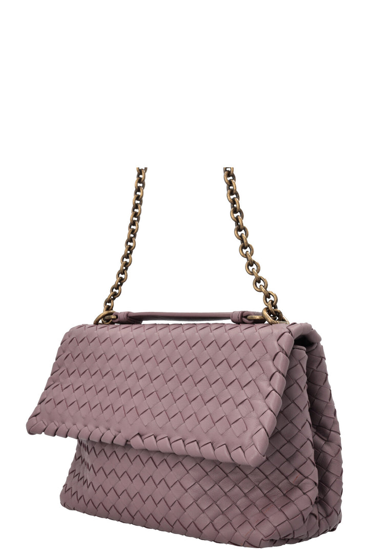 BOTTEGA VENETA Olimpia Bag Intrecciato Purple