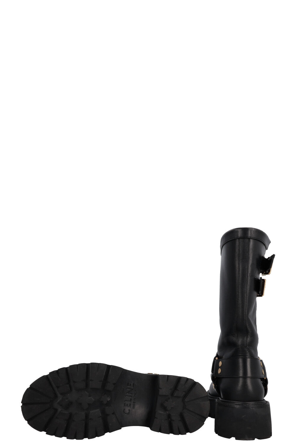 Bottes motardes CELINE noires