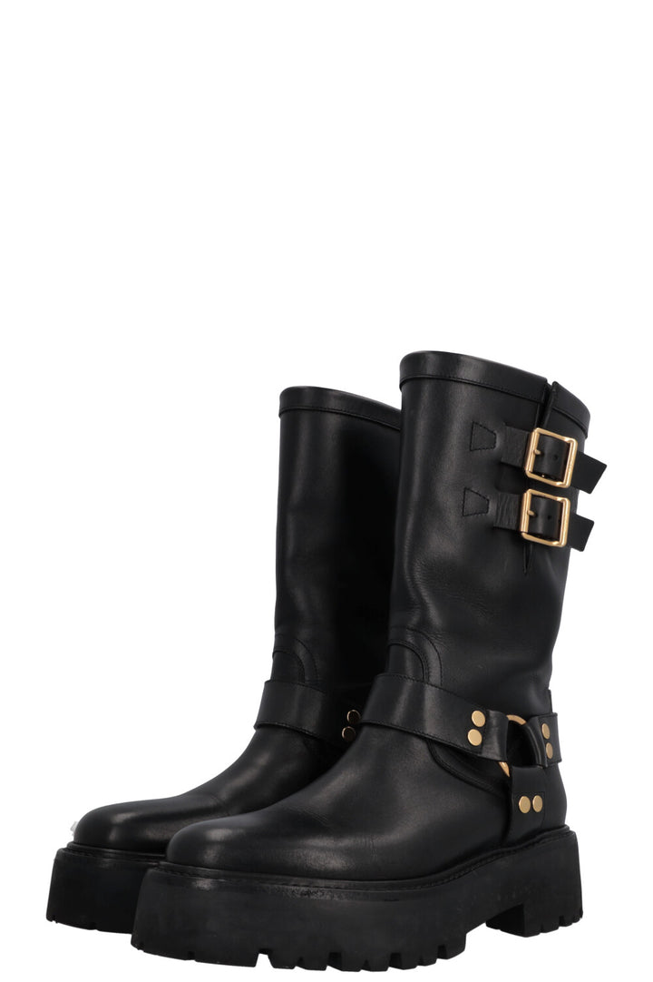 Bottes motardes CELINE noires