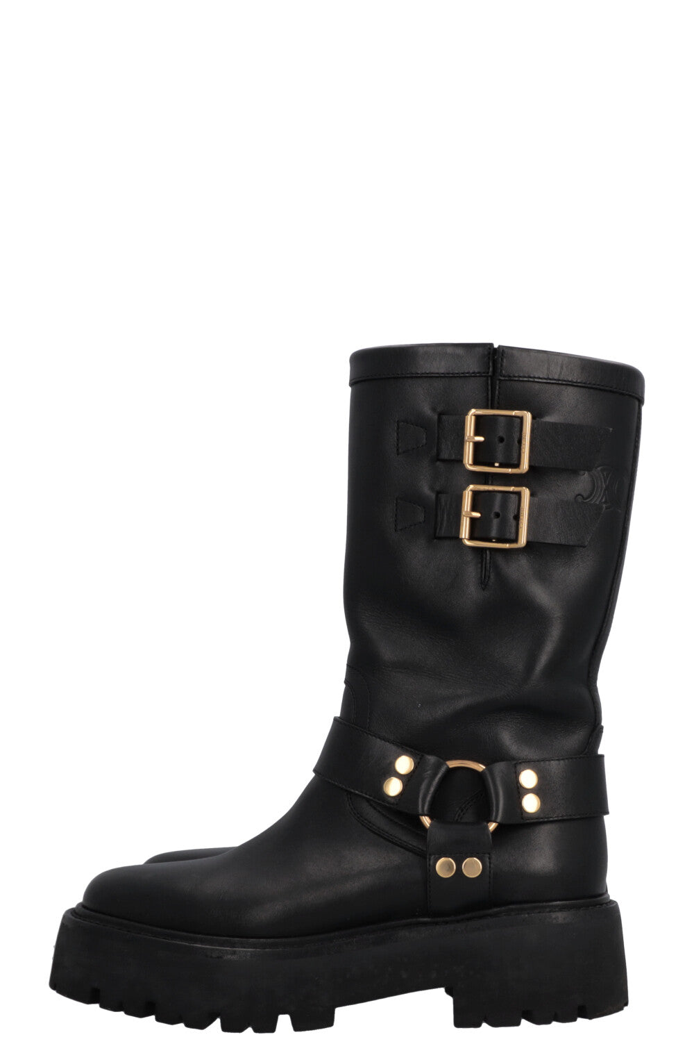Bottes motardes CELINE noires