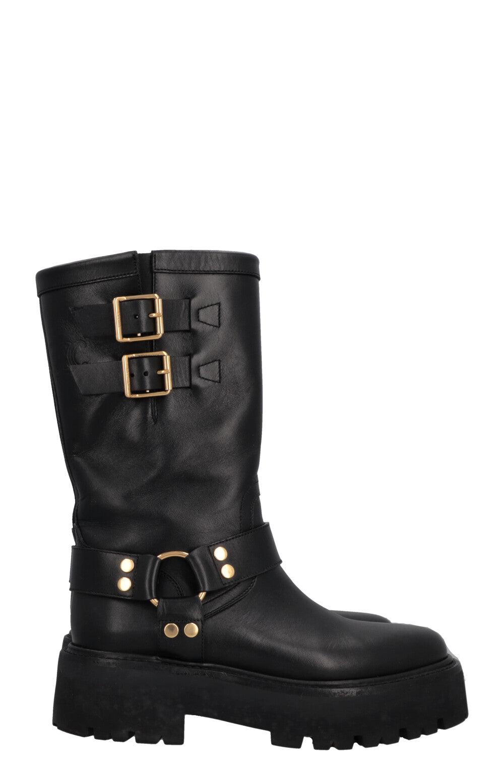 Bottes motardes CELINE noires