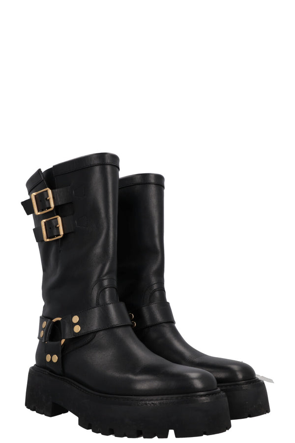 Bottes motardes CELINE noires