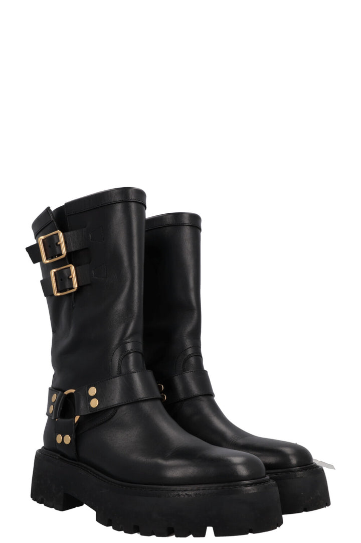 Bottes motardes CELINE noires