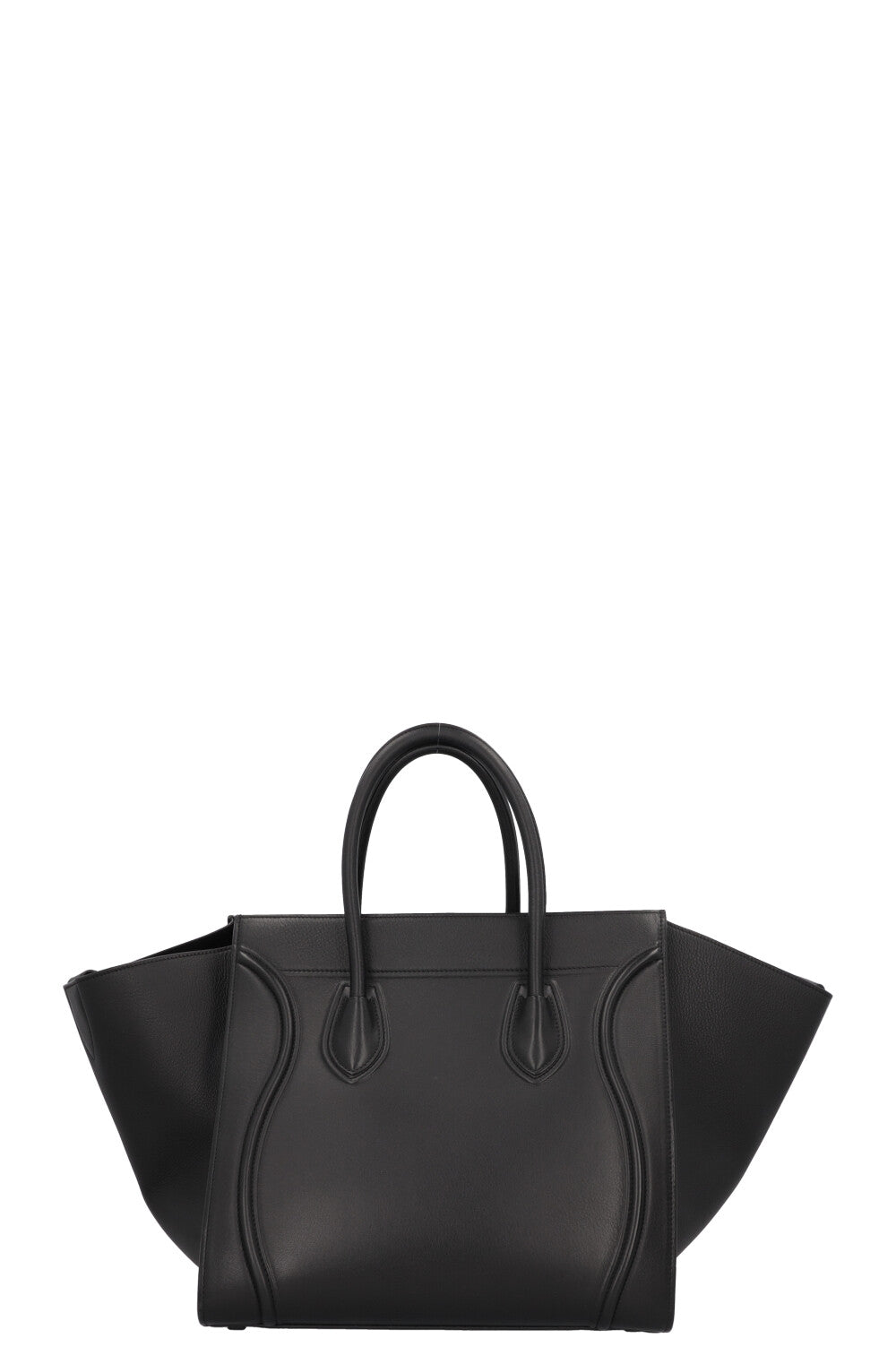 CÉLINE Medium Phantom Luggage Handbag Black