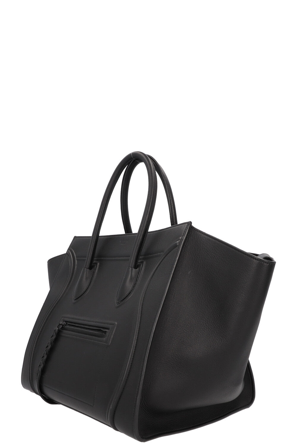 CÉLINE Medium Phantom Luggage Handbag Black