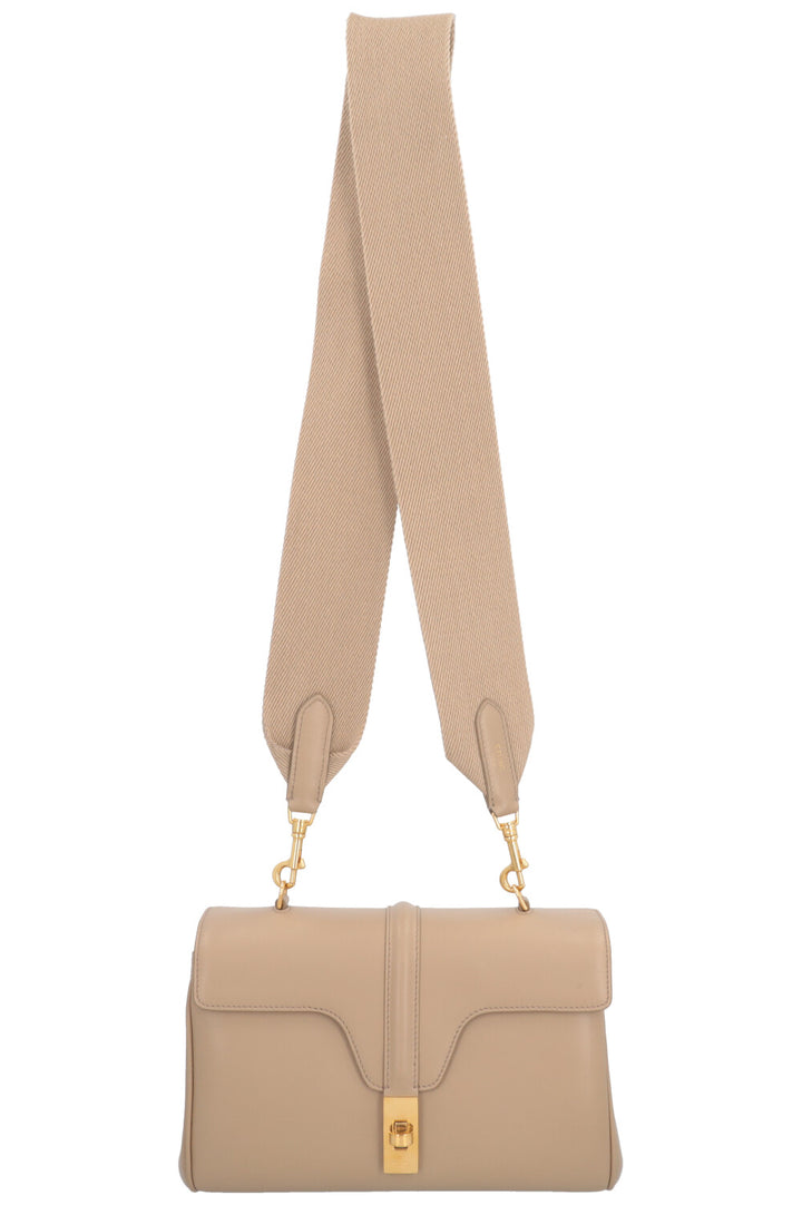 CELINE Soft 16 Crossbody Bag Beige