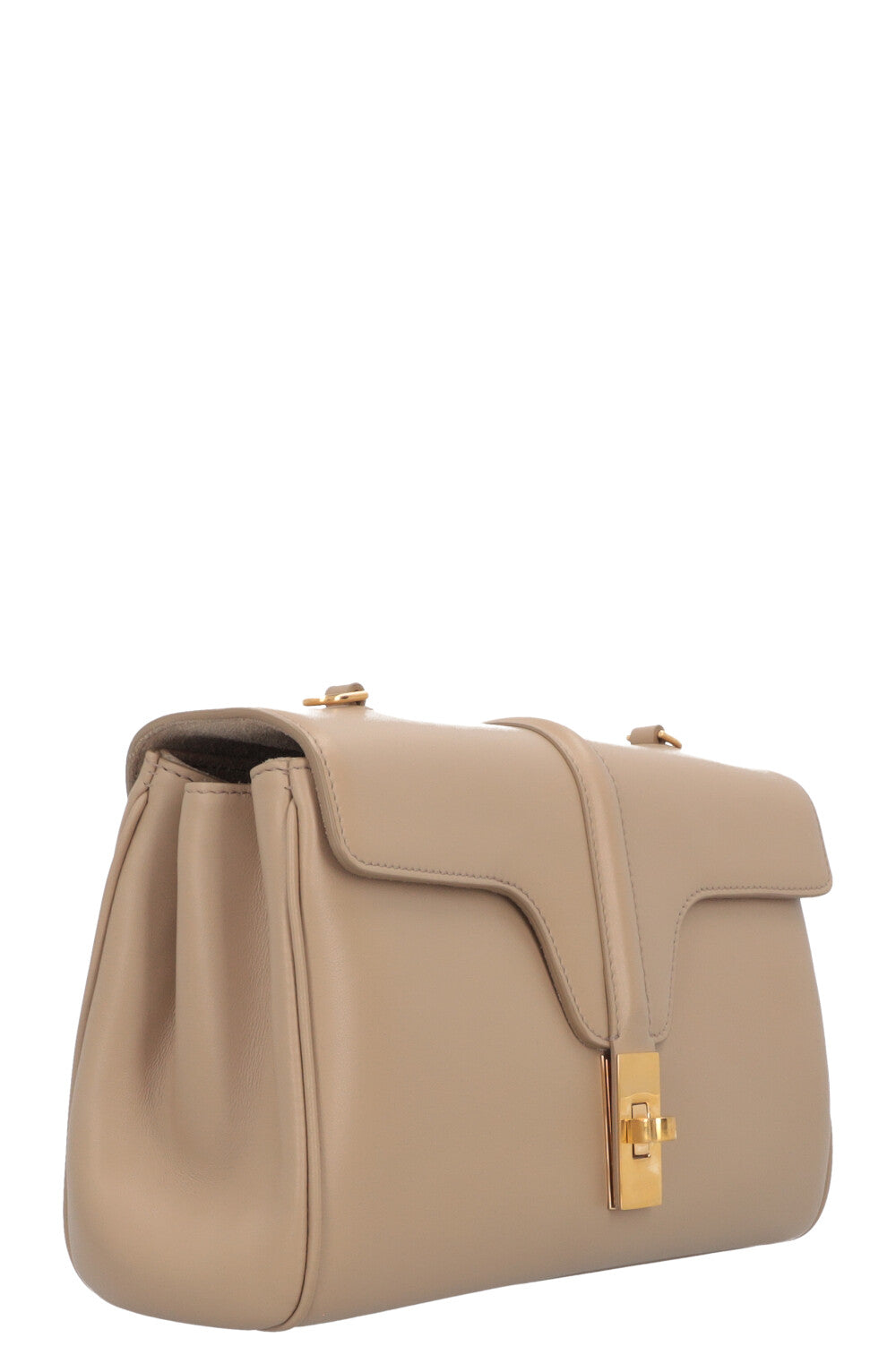 CELINE Soft 16 Crossbody Bag Beige