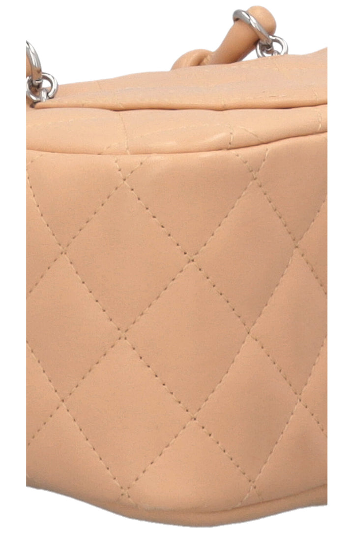 Sac bowling CHANEL Cambon CC petit modèle beige