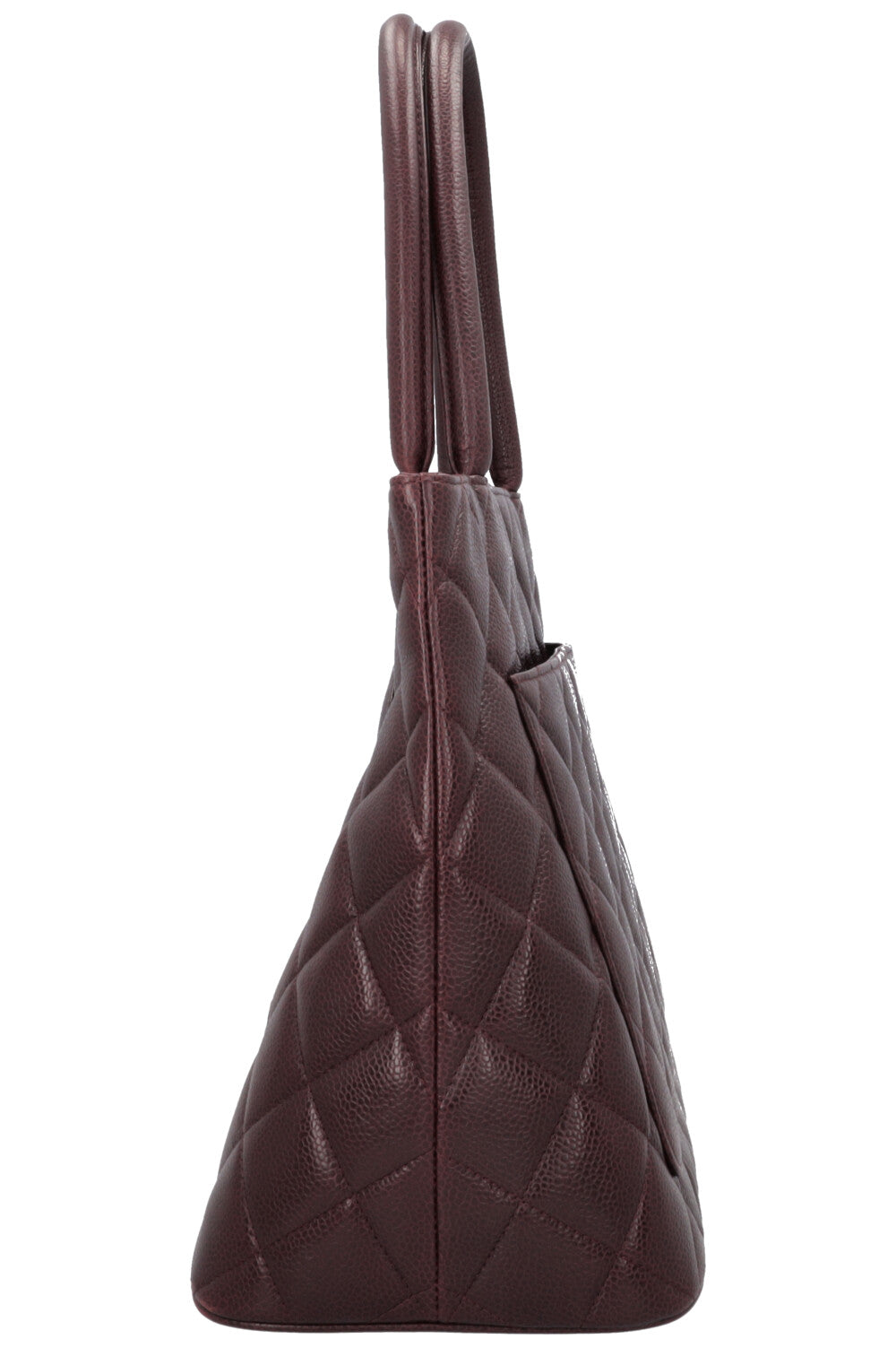 Sac cabas CHANEL Médaillon Bordeaux