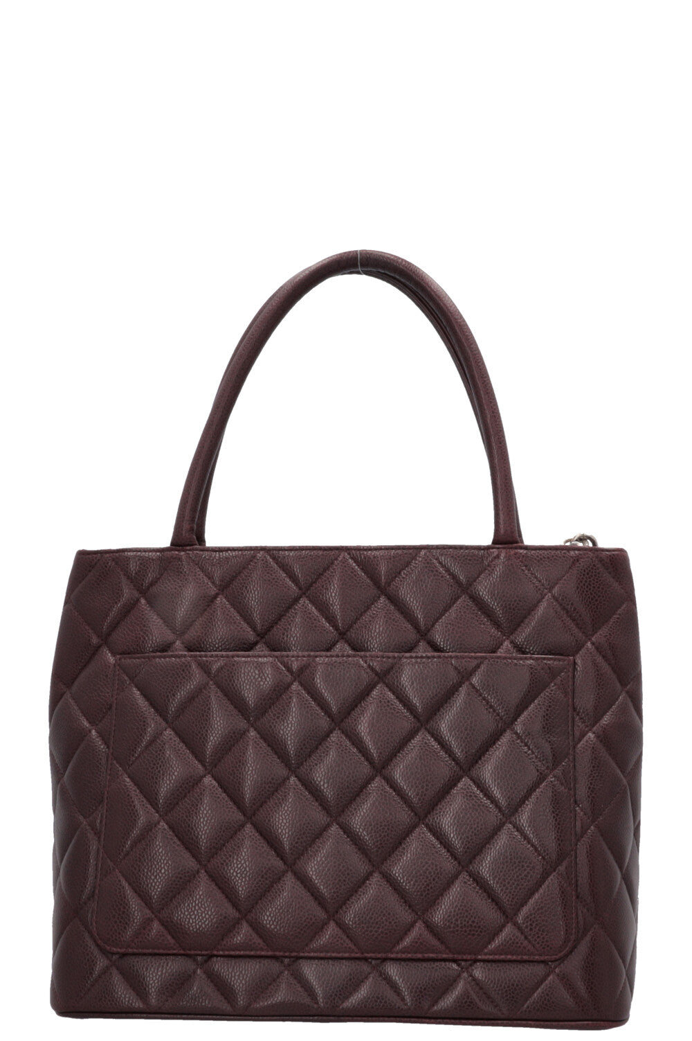 Sac cabas CHANEL Médaillon Bordeaux