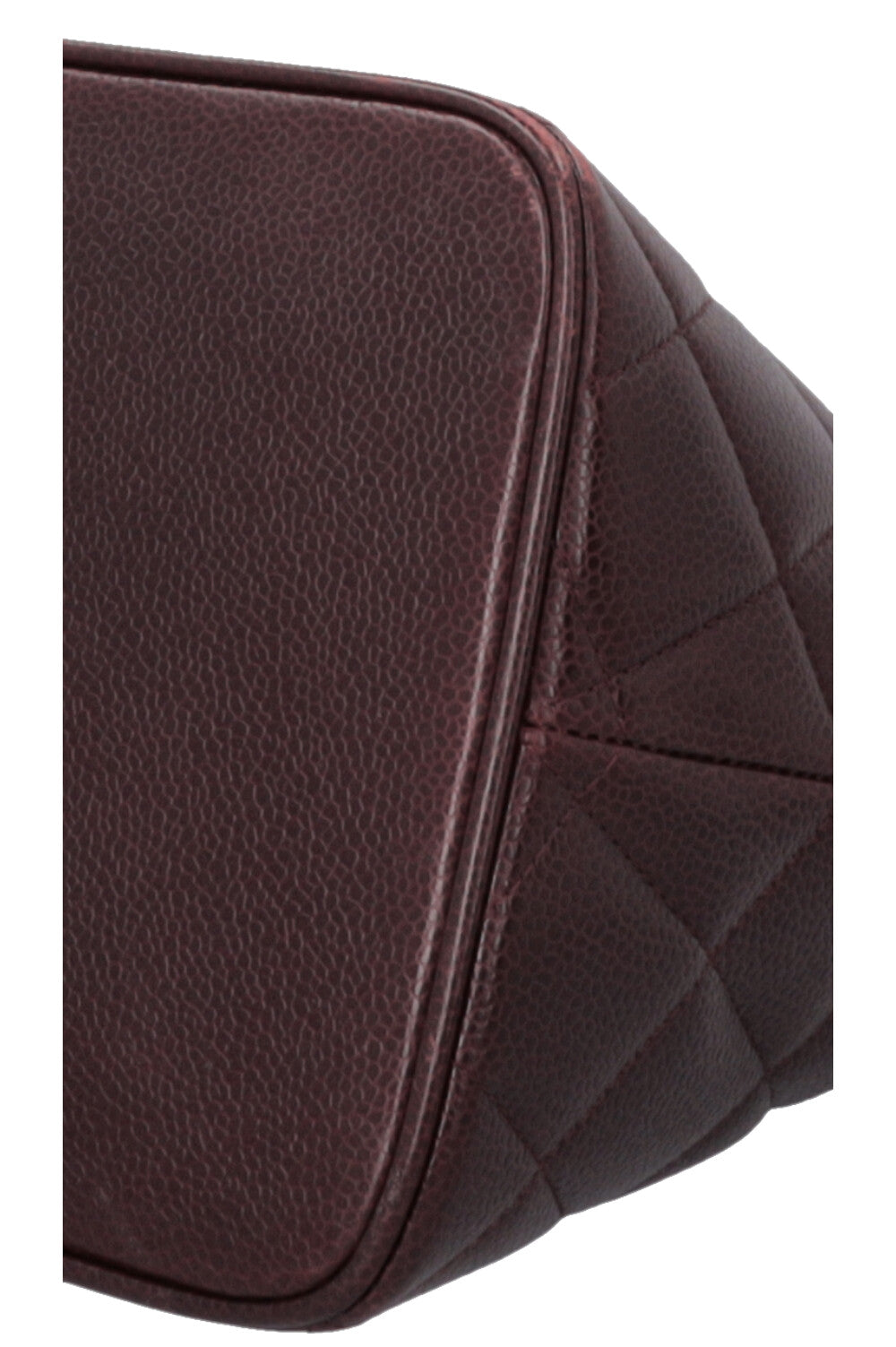 Sac cabas CHANEL Médaillon Bordeaux
