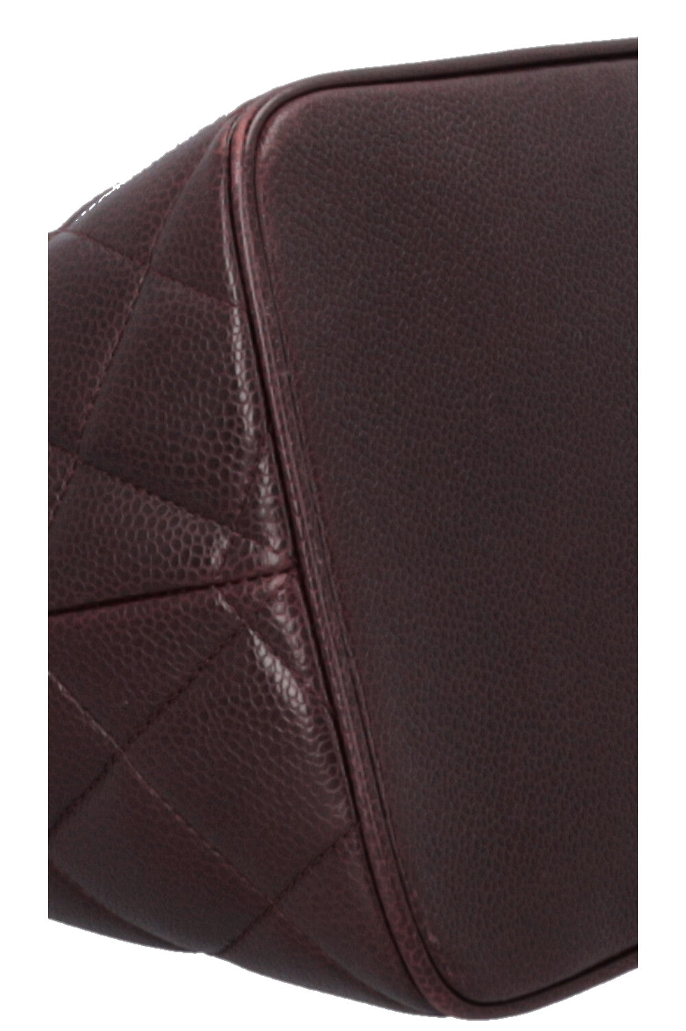 Sac cabas CHANEL Médaillon Bordeaux