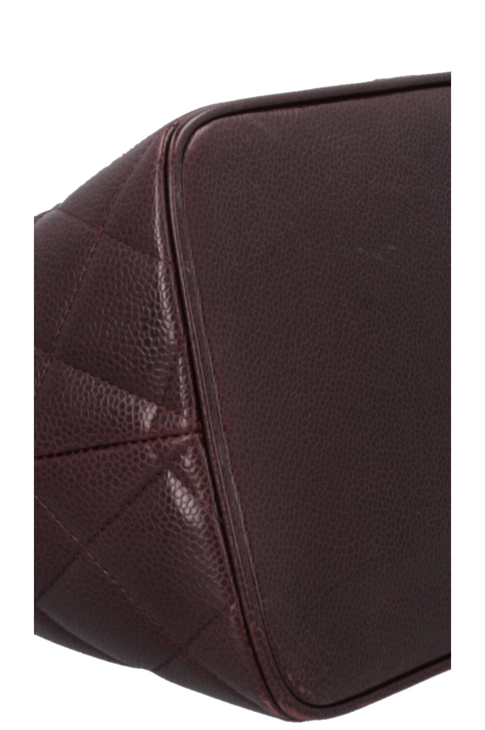 Sac cabas CHANEL Médaillon Bordeaux