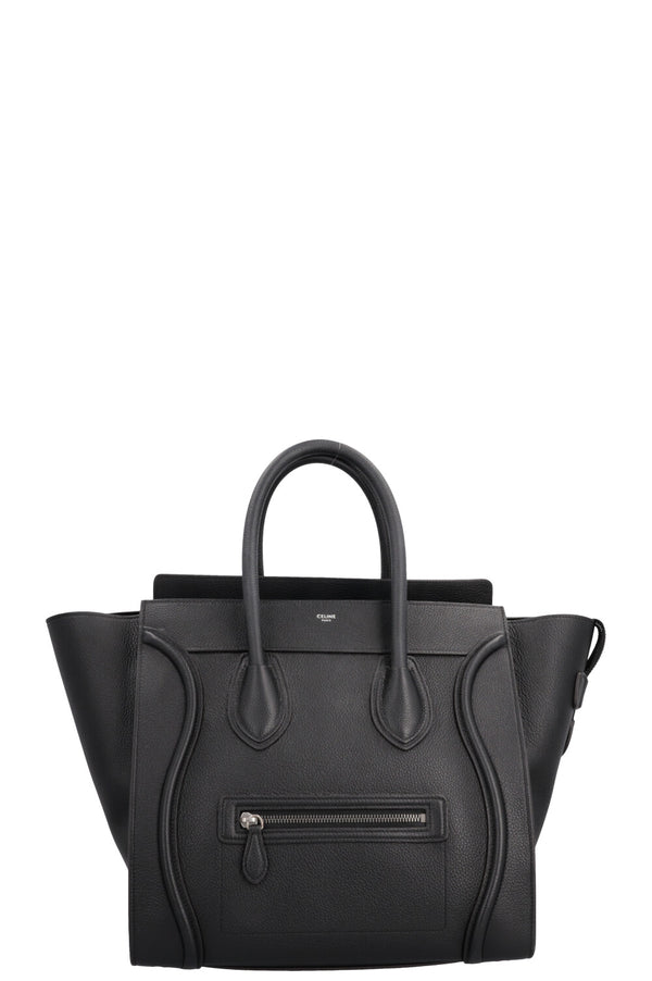 CELINE Mini Luggage Tote Bag Black