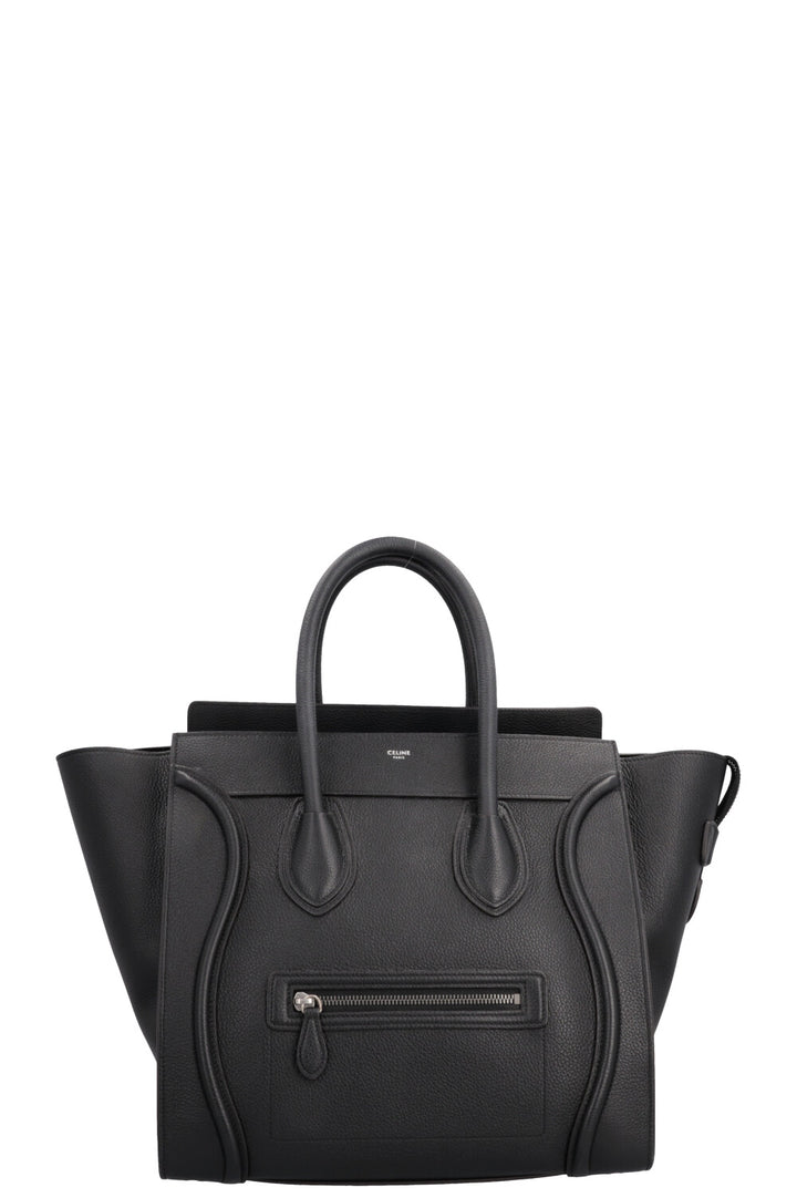 CELINE Mini Luggage Tote Bag Black