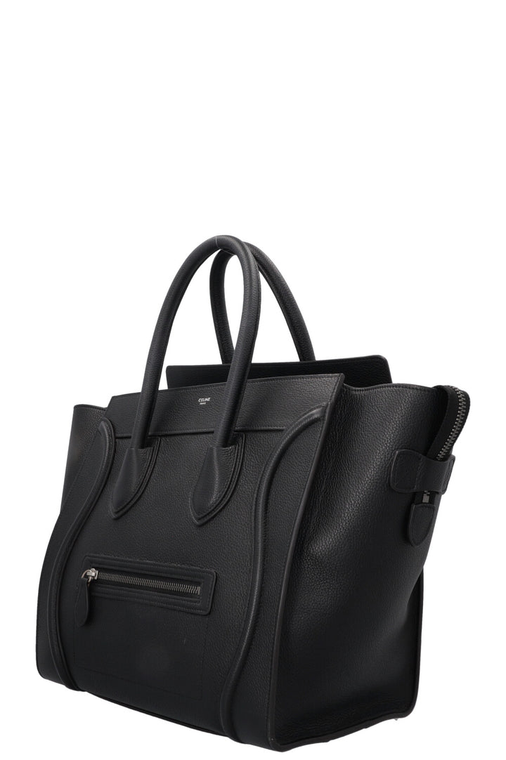 CELINE Mini Luggage Tote Bag Black