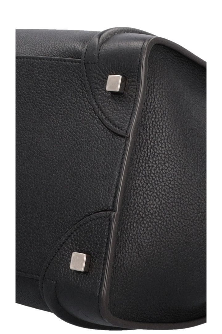 CELINE Mini Luggage Tote Bag Black